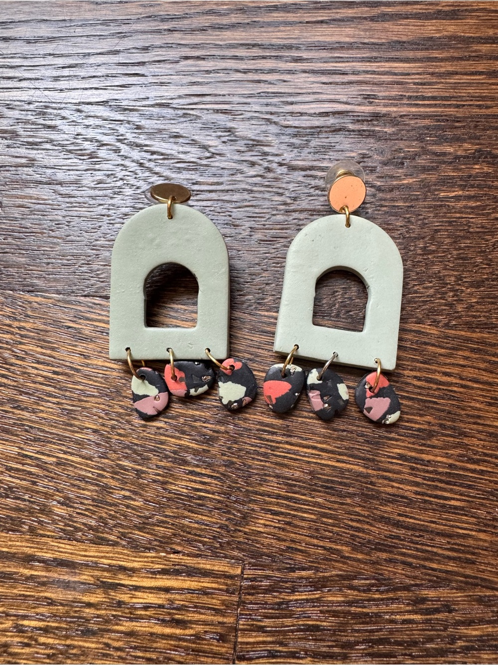Polymer Clay Statement Earrings